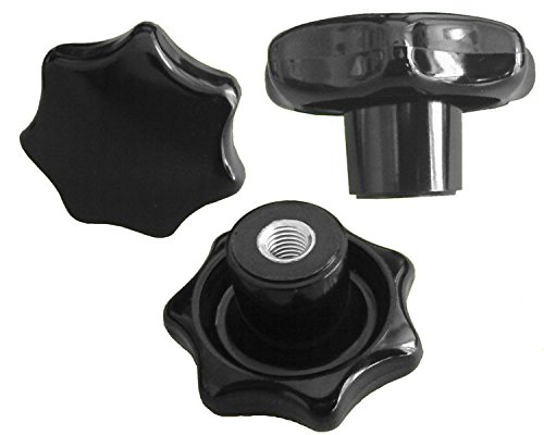 5 Stück -- Sterngriffmutter Mutter M6 Ø 32 mm DIN6336 K - schwarz, Stahlgewinde 5 Stück -- Sterngriffmutter Mutter M6 Ø 32 mm DIN6336 K - schwarz, Stahlgewinde von Lulizzie