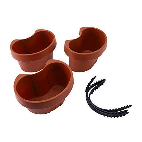 Lullaxy 3 Stück/Lot Einzigartige Dachrinnen-Downspout Garten Blumentopf Abflussrohr Blumentöpfe Kübel Abflussrohr Garten Pflanzgefäße von Lullaxy