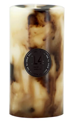 Lulu Candles | Jasmin, Oud und Sandelholz | Luxuriöse Duftkerze im Soja-Glas | handgegossen in den USA | Stark duftend und langlebig – 3 x 6 Stumpenkerze von Lulu Candles