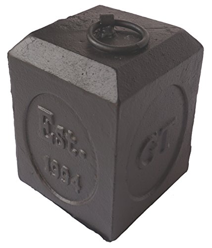 Lulu Decor Dekorativer Türstopper aus Gusseisen, 2,3 kg schwerer Türstopper, elegantes Türgewicht für Zuhause, Büro, Küche, Terrasse, hält Türen sicher offen (quadratisch 2,4 kg) von Lulu Decor