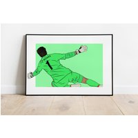 Alisson Becker Kunstdruck | Lfc A4 A5 Druck Illustration Zum Download von LuluMoonDesign