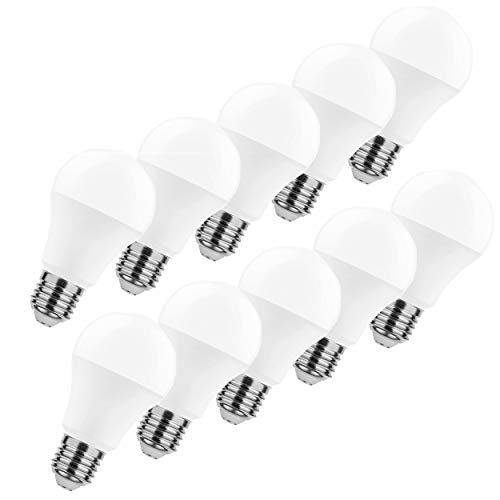 LumCa 10er Pack A65 LED Glühbirne 15W tageslicht E27 ersetzt 95W | 6000 Kelvin | 1520 Lumen | nicht dimmbar | 220-240V | 270° Abstrahlwinkel| Glühbirne E27 | LED Birne E27 | Leuchtmittel e27 LumCa 10er Pack A65 LED Glühbirne 15W tageslicht E27 ersetzt 95W | 6000 Kelvin | 1520 Lumen | nicht dimmbar | 220-240V | 270° Abstrahlwinkel| Glühbirne E27 | LED Birne E27 | Leuchtmittel e27 von LumCa