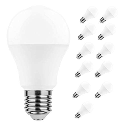 LumCa 12er Pack A60 LED Glühbirne 9W cool white E27 ersetzt 58W | 4000 Kelvin | 850 Lumen | nicht dimmbar | 220-240V | 270° Abstrahlwinkel| Glühbirne E27 | LED Birne E27 | Leuchtmittel e27 | LED Bulb LumCa 12er Pack A60 LED Glühbirne 9W cool white E27 ersetzt 58W | 4000 Kelvin | 850 Lumen | nicht dimmbar | 220-240V | 270° Abstrahlwinkel| Glühbirne E27 | LED Birne E27 | Leuchtmittel e27 | LED Bulb von LumCa