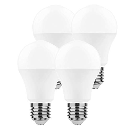 LumCa 4er Pack A65 LED Glühbirne 15W tageslicht E27 ersetzt 95W | 6000 Kelvin | 1520 Lumen | nicht dimmbar | 220-240V | 270° Abstrahlwinkel| Glühbirne E27 | LED Birne E27 | Leuchtmittel e27 | LED Bulb von LumCa