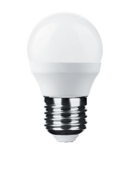 LumCa 8er Pack P45 LED MiniGlobe Lampe 6W kaltweiß E27 ersetzt 45W | 4000 Kelvin | 490 Lumen | nicht dimmbar | 270° Abstrahlwinkel| Globe E27 | LED Leuchtmittel E27 | Leuchtmittel LED von LumCa