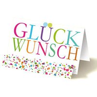 LUMA Glückwunschkarte Konfetti DIN B6 LUMA Glückwunschkarte Konfetti DIN B6 von Luma