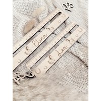 Personalisiertes Lineal Mit Name Und Lesehilfe | Geschenk Einschulung Mädchen Pferd von LumaiDesignDe
