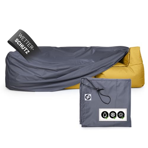 LUMALAND Wetterschutzhaube - Abdeckung für 3 Modulare Elemente | Abdeckplane Sitzsack wetterfest | Schutzhülle Bean Bag wasserdicht | Regenschutz, Sonnenschutz für Sessel etc. | Abdeckhaube Sofa, Pouf LUMALAND Wetterschutzhaube - Abdeckung für 3 Modulare Elemente | Abdeckplane Sitzsack wetterfest | Schutzhülle Bean Bag wasserdicht | Regenschutz, Sonnenschutz für Sessel etc. | Abdeckhaube Sofa, Pouf von Lumaland