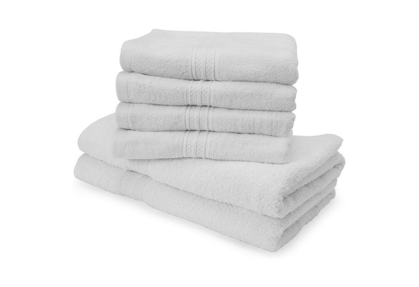 Lumaland Handtuch Set Premium Set Handtücher, Baumwolle (6-St), Sets 100% Baumwolle von Lumaland