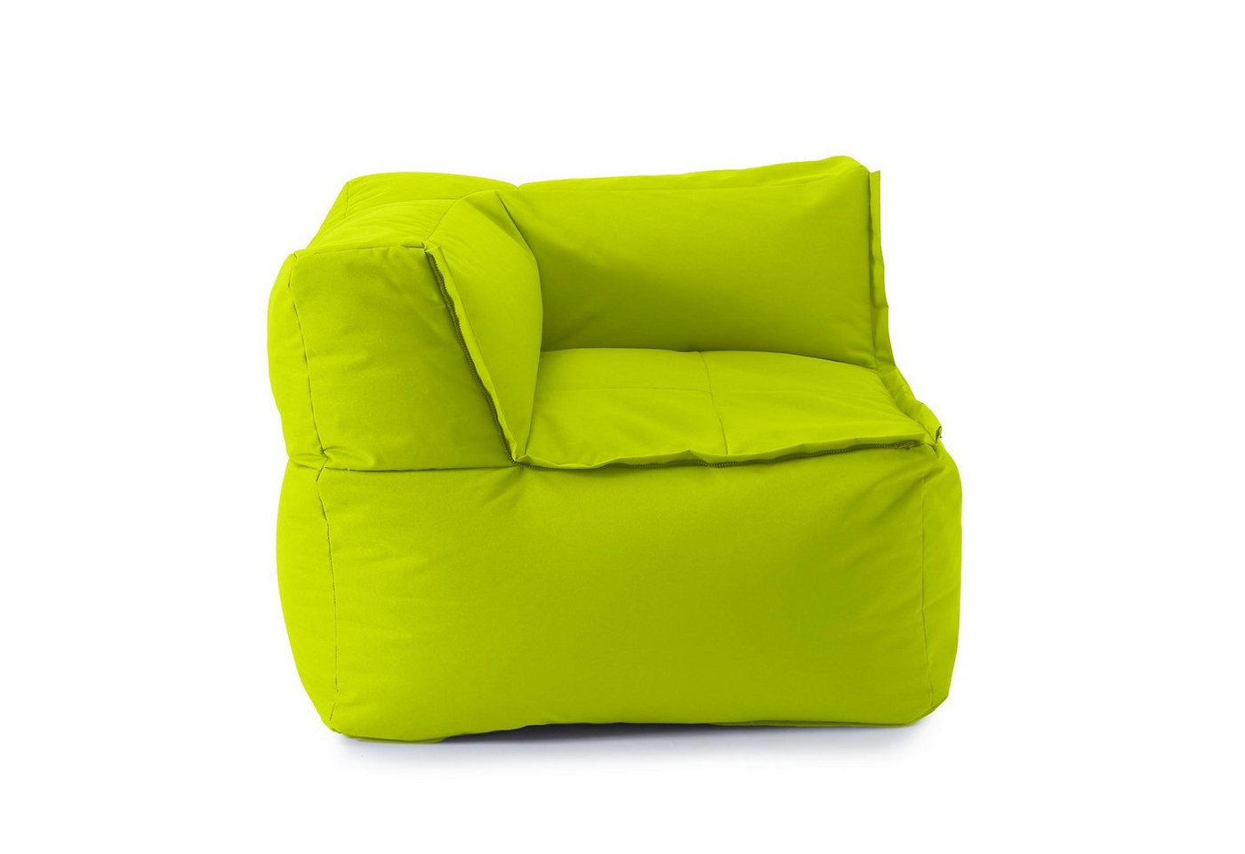 Lumaland Loungeset In- & outdoor Sofa individuell kombinierbar mit dem Modularen System, Sessel wasserfest abnehmbarer Bezug erweiterbar waschbar von Lumaland