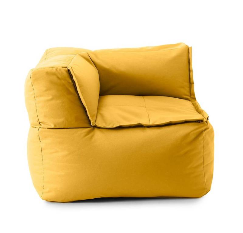 Lumaland Sitzsack In- & outdoor Sofa individuell kombinierbar mit dem Modularen System, Sessel wasserfest abnehmbarer Bezug erweiterbar waschbar von Lumaland