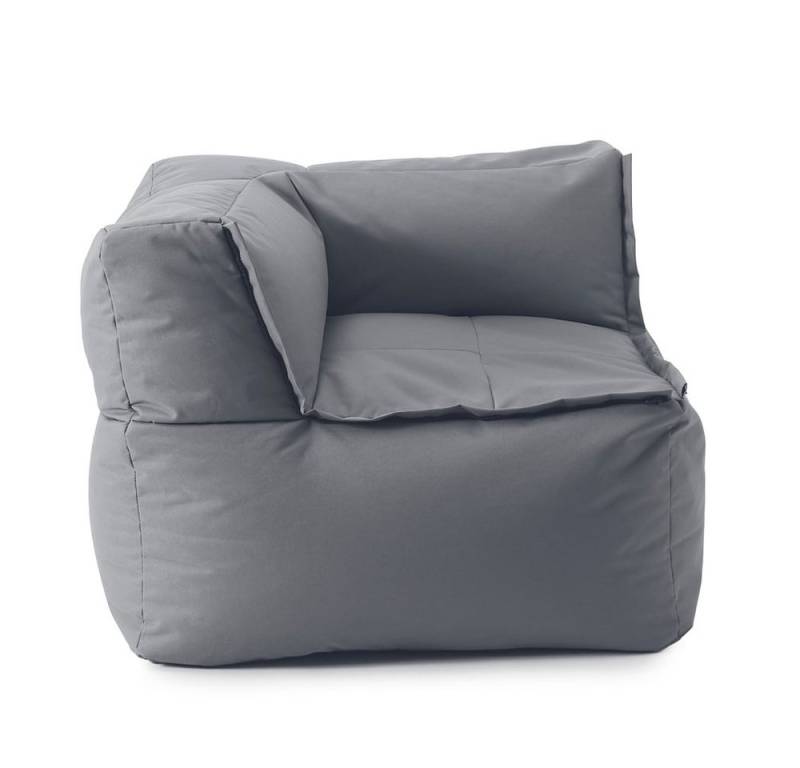 Lumaland Sitzsack In- & outdoor Sofa individuell kombinierbar mit dem Modularen System, Sessel wasserfest abnehmbarer Bezug erweiterbar waschbar von Lumaland