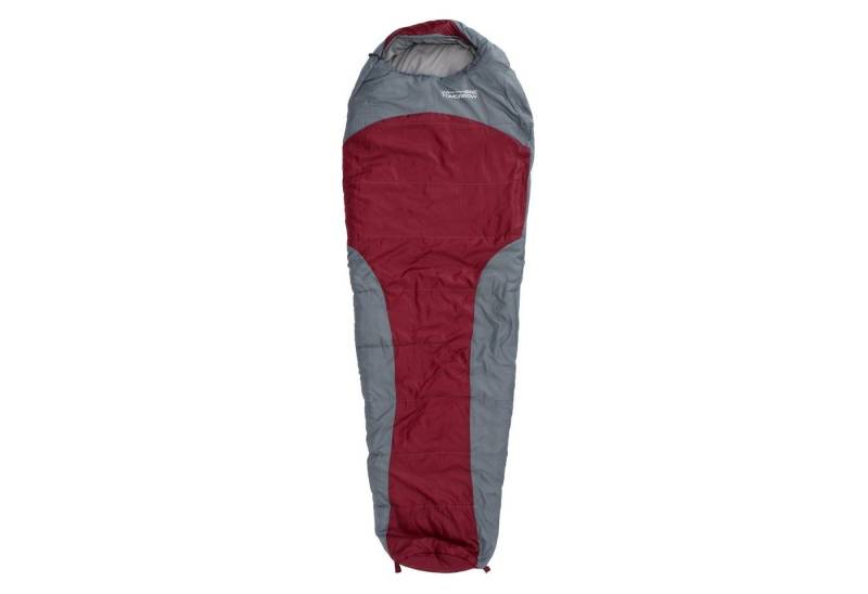 Lumaland Mumienschlafsack Where Tomorrow Camping Schlafsack mit Tasche, wasserabweisend Wärmekragen atmungsaktiv 230x80x55 von Lumaland