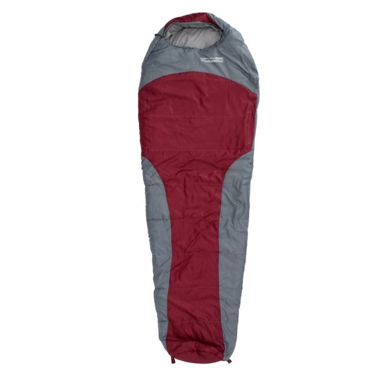 Lumaland Mumienschlafsack Where Tomorrow Camping Schlafsack mit Tasche, wasserabweisend Wärmekragen atmungsaktiv 230x80x55 von Lumaland