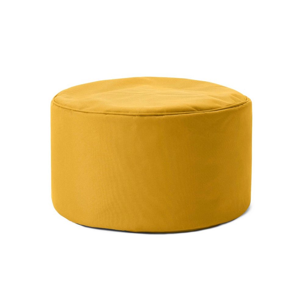 Lumaland Pouf Sitzsack-Hocker Pouf rund Cord 50l senfgelb, supersofte Füllung EPS-Perlen Lumaland Pouf Sitzsack-Hocker Pouf rund Cord 50l senfgelb, supersofte Füllung EPS-Perlen von Lumaland