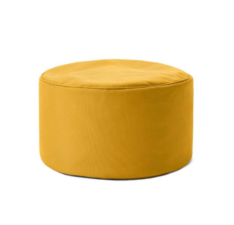 Lumaland Pouf Sitzsack-Hocker Pouf rund Cord 50l senfgelb, supersofte Füllung EPS-Perlen Lumaland Pouf Sitzsack-Hocker Pouf rund Cord 50l senfgelb, supersofte Füllung EPS-Perlen von Lumaland