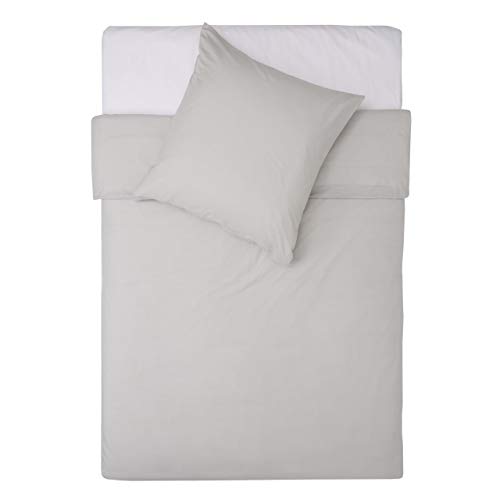 Lumaland Premium Bettwäsche mit hochwertigem YKK Reißverschluß | Bettbezug 155 x 220 cm & Kissenbezug 80 x 80 cm | Everyday Ganzjahres Bettbezug-Set von Lumaland