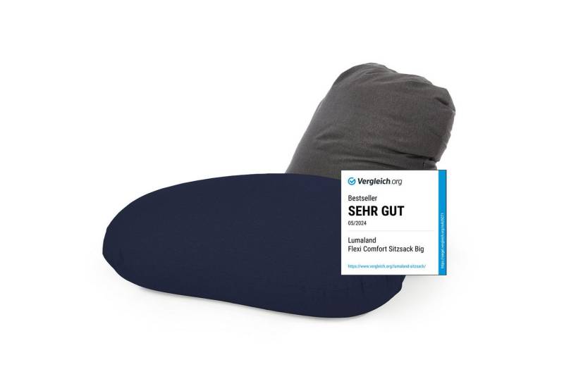 Lumaland Sitzsack Flexi Comfort, Bodenkissen Lounge 250l & 300l Bean Bag von Lumaland