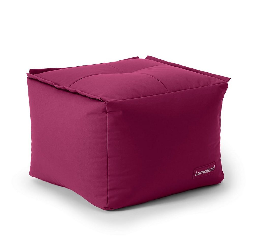Lumaland Sitzsack In- & outdoor Sofa individuell kombinierbar mit dem Modularen System, Sessel wasserfest abnehmbarer Bezug erweiterbar waschbar von Lumaland