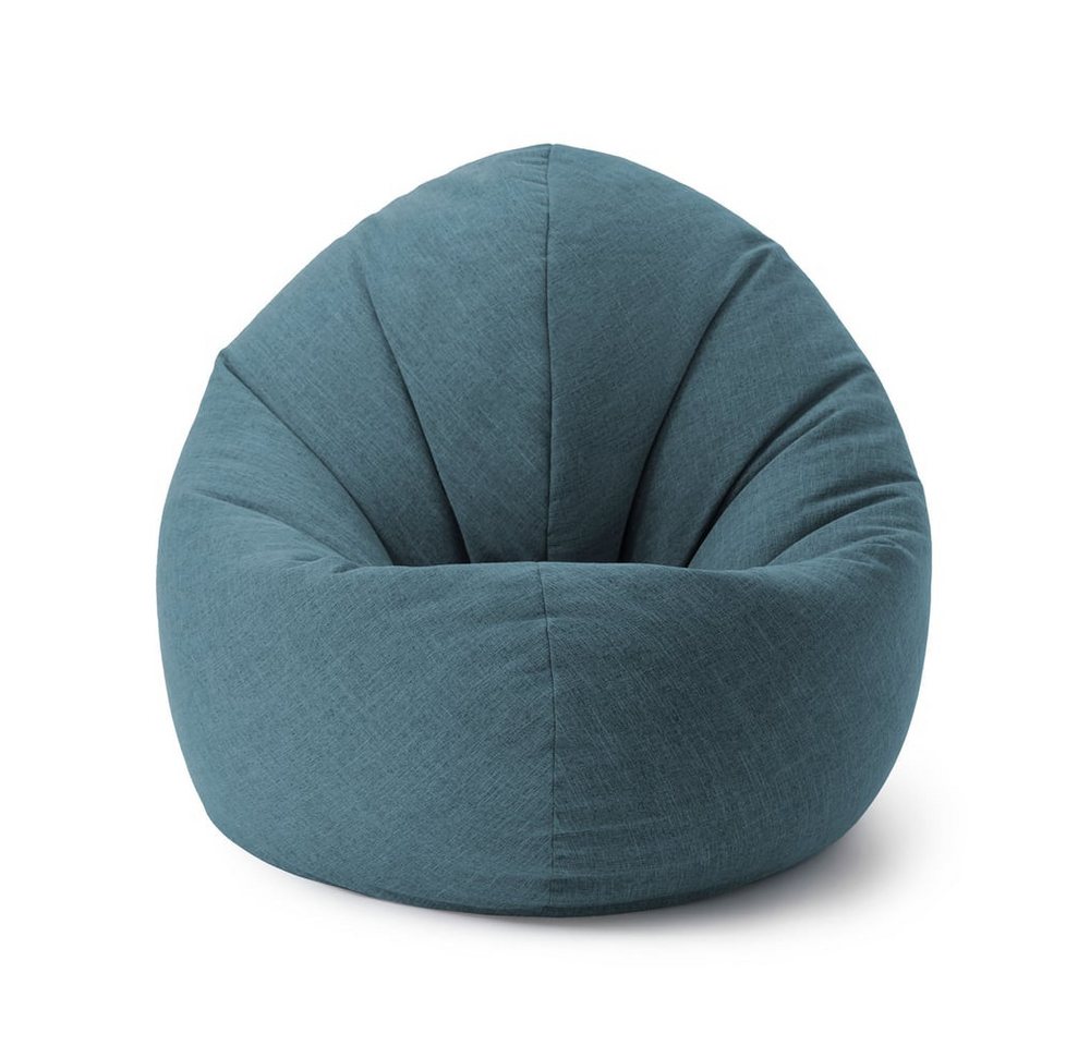 Lumaland Sitzsack Interior Line Bodenkissen Bean Bag Lounge Leinenlook, 300L Liegekissen 80x75x35 Gaming waschbar robust Lumaland Sitzsack Interior Line Bodenkissen Bean Bag Lounge Leinenlook, 300L Liegekissen 80x75x35 Gaming waschbar robust von Lumaland