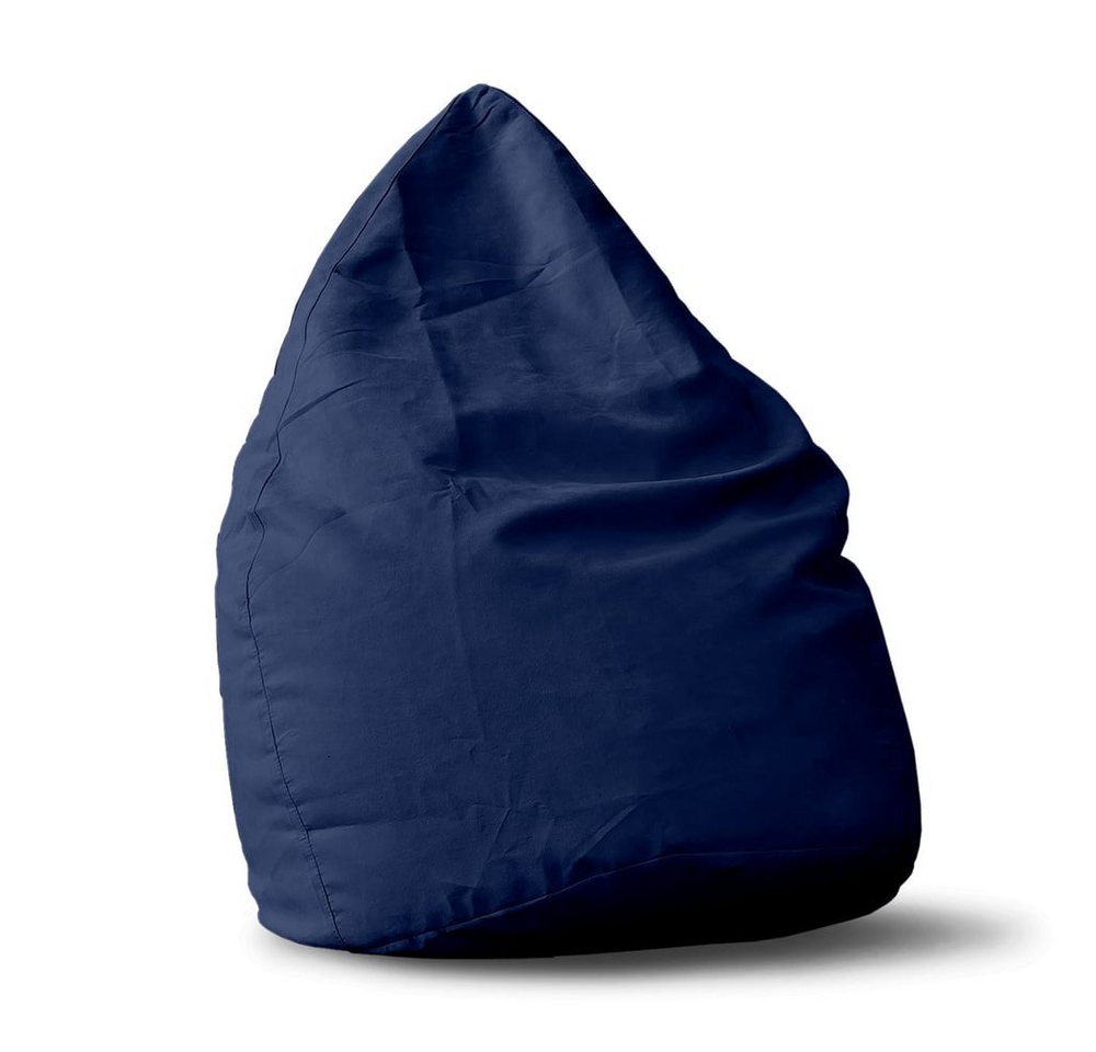 Lumaland Sitzsack Luxury XL Sitzsack (1 St), Microvelours Beanbag extra weich & robust Stuhl Sessel 60x45cm von Lumaland