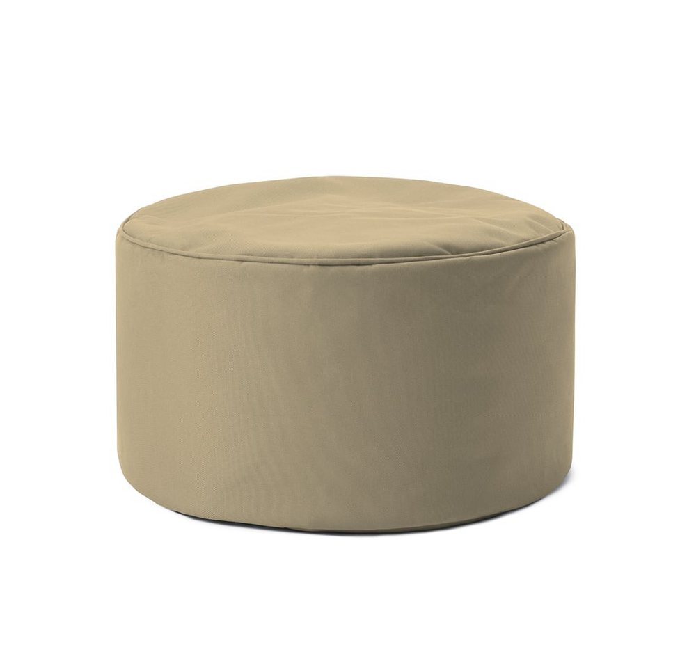 Lumaland Sitzsack Pouf 50L kompakt Hocker, Tisch, Fußsack in- & Outdoor, 25x45cm & 5 Jahre Garantie von Lumaland