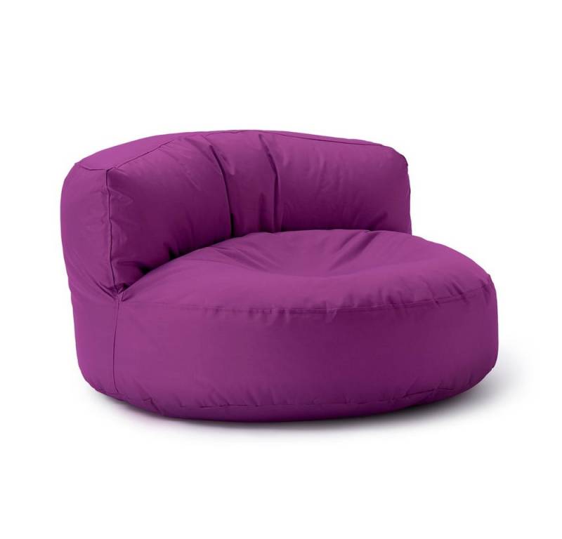 Lumaland Sitzsack Round Sofa Sitzkissen Bean Bag Couch Lounge, inkl. Rückenlehne In-& Outdoor 90x90x50cm Lumaland Sitzsack Round Sofa Sitzkissen Bean Bag Couch Lounge, inkl. Rückenlehne In-& Outdoor 90x90x50cm von Lumaland