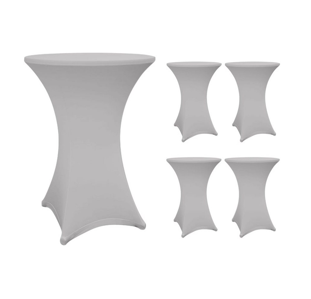 Lumaland Stehtischhusse Stehtisch Husse Tischbezug Deko Sektempfang, 2er Set schwarz, weiß, grau 70-75cm & 80-85cm Lumaland Stehtischhusse Stehtisch Husse Tischbezug Deko Sektempfang, 2er Set schwarz, weiß, grau 70-75cm & 80-85cm von Lumaland