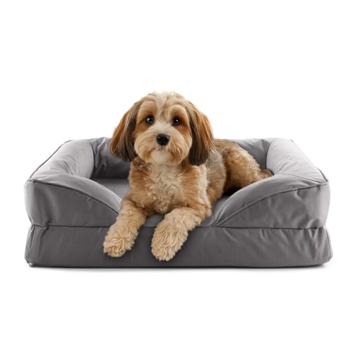 Lumaland orthopädisches Hundebett Outdoor & Indoor | ergonomisches Hundesofa 70x60 cm - ideal für kleine Hunde | Boden rutschfest | Füllung und Bezug waschbar | Hundekörbchen wasserfest Lumaland orthopädisches Hundebett Outdoor & Indoor | ergonomisches Hundesofa 70x60 cm - ideal für kleine Hunde | Boden rutschfest | Füllung und Bezug waschbar | Hundekörbchen wasserfest von Lumaland