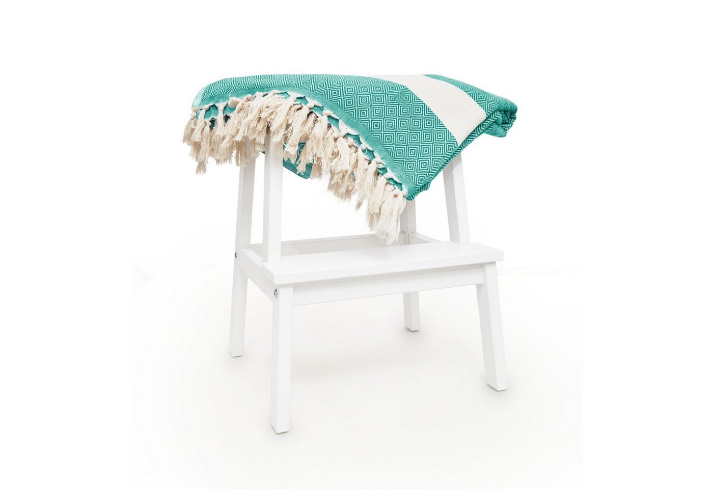 Tagesdecke Bettüberwurf Decke, Lumaland, kräftige Farben aus 100 % Baumwolle ca. 200x240cm von Lumaland