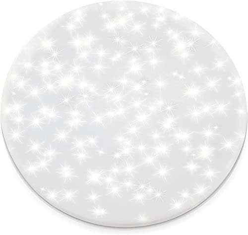 Lumare LED Deckenleuchte Sternenhimmel | 24W 2000lm | Ø315mm Rund | 2700K warmweiß | Sternen-Deko Glitzereffekt Lampe für Wohnzimmer und Kinderzimmer von Lumare