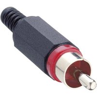 Lumberg XSTO 1-RD Cinch-Steckverbinder Stecker, gerade Polzahl (num): 2 Rot von Lumberg