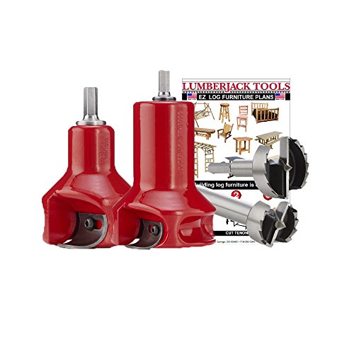 Lumberjack Tools Starter-Set (HSK2), 2,5 cm und 5,1 cm, Rot von Lumberjack Tools
