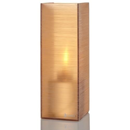 Lumea 1114 Tischlicht Nova cobre inkl. Flüssigwachskerze und Stabfeuerzeug | Edles Windlicht in Kupferfarbe aus Acryl inkl. Kerze & Feuerzeug | Brenndauer 40 Std.| Für Indoor & Outdoor, Höhe: 20 cm Lumea 1114 Tischlicht Nova cobre inkl. Flüssigwachskerze und Stabfeuerzeug | Edles Windlicht in Kupferfarbe aus Acryl inkl. Kerze & Feuerzeug | Brenndauer 40 Std.| Für Indoor & Outdoor, Höhe: 20 cm von Lumea Ltd