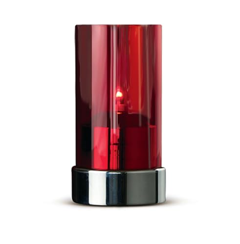 Lumea 1082 Tischlicht Beacon rot | Windlicht inkl. Flüssigwachskerze, Abdeckung, Unterteil und Stabfeuerzeug | Kerzenhalter aus Glas | Brenndauer 40 Std. | Indoor Deko | Höhe: 15 cm, Ø 8,2 cm Lumea 1082 Tischlicht Beacon rot | Windlicht inkl. Flüssigwachskerze, Abdeckung, Unterteil und Stabfeuerzeug | Kerzenhalter aus Glas | Brenndauer 40 Std. | Indoor Deko | Höhe: 15 cm, Ø 8,2 cm von Lumea Ltd