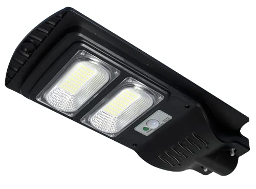 100W LED Solar Straßenlaterne, LED Solar Straßenlampe, Straßenleuchte mit Fernbedienung, IP65 6000K, 120° (100W) von LumenTEC