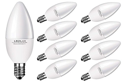 LumenTEC 10x E14, LED E14, LED lampe E14, 12W Warmweiss, 900 Lumen Ø 37mm Ra >80, 230V CCD Ersetz 75W, (10x WW) von LumenTEC