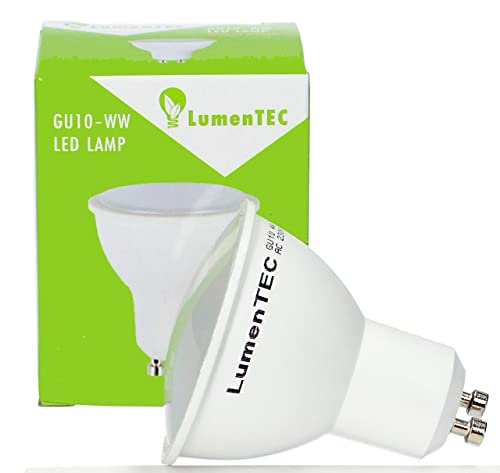 LumenTEC 5x LED GU10, GU10 led Kaltweiss, GU10 1,5W LED Lampe Leuchte Strahler GU10 1,5W 230V 6000K 150 Lumen, (5x Kaltweiss) von LumenTEC