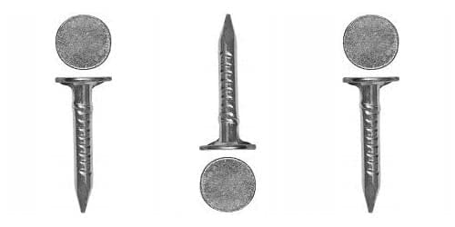 Dachpappennägel, Dachpappstift 2,0 x 20 mm, dachpappenstift, Bilder Nagel Verzinkt, 0,5 kg von LumenTEC