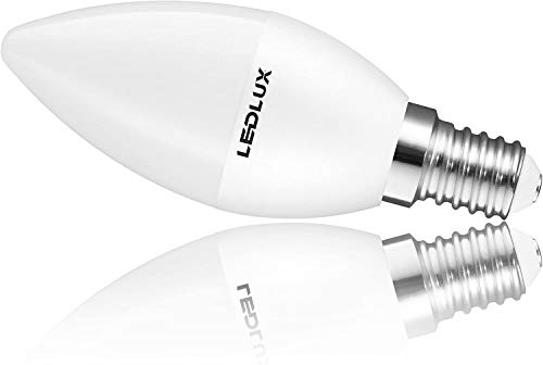 LumenTEC E14, LED E14, LED lampe E14, 8W Neutralweiss, 720 Lumen Ø 37mm Ra >80, 230V CCD Ersetz 55W, (1er Neutralweiss) von LumenTEC