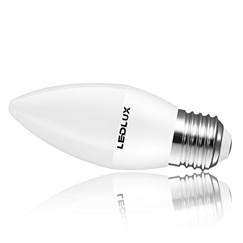 E27, LED E27, LED lampe E27 Kerzenform, 6W Warmweiss, 610 Lumen Ø 37mm Ra >80, 230V CCD Ersetz 50W (1er PAK) von LumenTEC