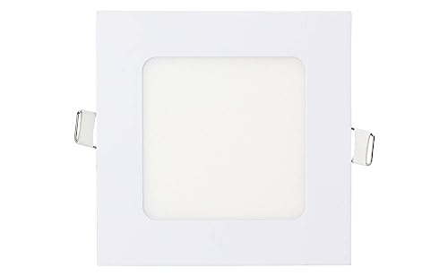 Einbauspot LED Panel, LED Deckenleuchte 12W Quadratisch LED PANEL 960LM + Transformator, 4000K 230V (12W NEUTRALWEISS) von LumenTEC