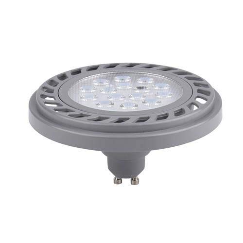 LED ES111 GU10, LED AR111 GU10 9W 230V LED Lampe, LED Strahler 9W 800LM Transparent Warmweiß 220-240V (Silber WW) von LumenTEC