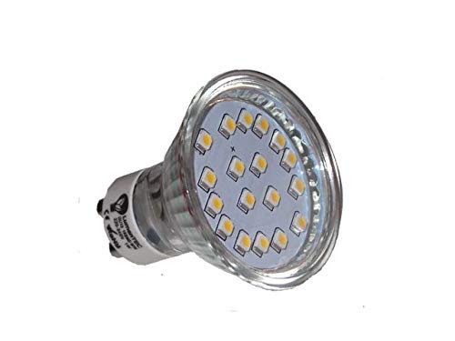 LumenTEC LED GU10, GU10 led Neutralweiss, GU10 18 SMD 3528 LED Lampe Leuchte Strahler GU10 1W 18 SMD (3528) LEDs 230V Neutralweiß 80 Lumen, (1er Neutralweiss) von LumenTEC