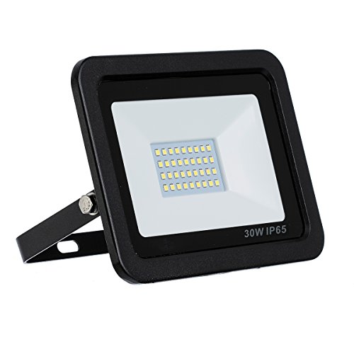 LumenTEC LED Strahler, LED Fluter, SLIM 30 Watt Neutralweiss LED Flutlicht, 30W 2100 Lumen Ersetzt 300 Watt, 220-240V, (30W NEUTRALWEISS) von LumenTEC
