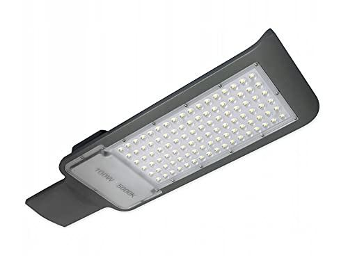 LumenTEC LED Straßenlaterne, LED Straßenlampe, Straßenleuchte, Aussenleuchte IP65 5000K, 75° x 140° 10000LM (100W) von LumenTEC