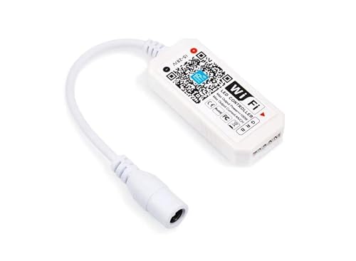 LumenTEC Led Streifen Controller, Wifi/App arbeite mit Alexa, Dimmer Controller für Android/IOS System, RGB streifen 5V-28V (MW-RGB) von LumenTEC