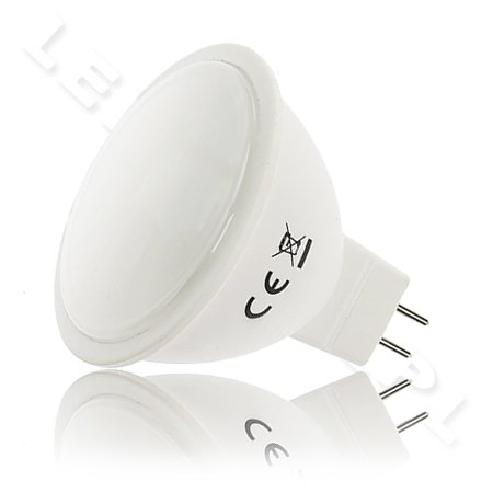 MR16 LED, MR16 12V, GU5.3 6W LED 12 SMD 2835 LED Lampe, MR16 LEDs mit milchig schutzglas 620LM 12V DC Warmweiss, 50W (10er Warmweiss) von LumenTEC