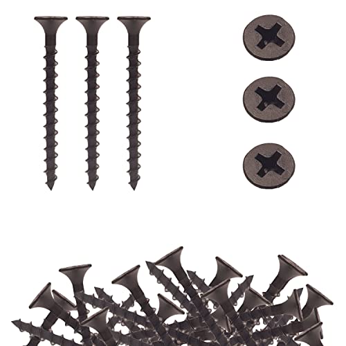 Schrauben für Rigips Gipskarton, Selbstschneidend Gipsplatten Schrauben, Trockenbau Schrauben, Holzschraube für Gipskartonplatten 3,5 x 16 mm, 50 Stück von LumenTEC