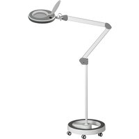 Led Lupenleuchte 851X, inkl. Rollstativ, 3 Dioptrien, grau - Lumeno von Lumeno